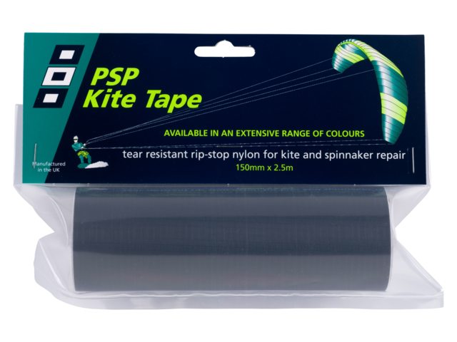Kite tape 150mm 2.5m houtskool