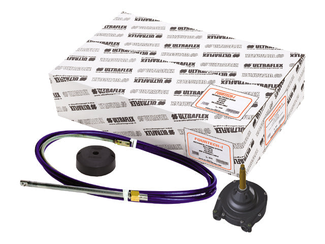 Ultraflex, Firetech Kit T91 med Monteringsplade X34 og Styrekabel M90 – Størrelse: 9" 2,75 M