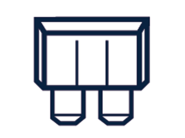 Talamex, Knivsikring 1 AMP – Størrelse: 7,5 AMP, 6 Stk