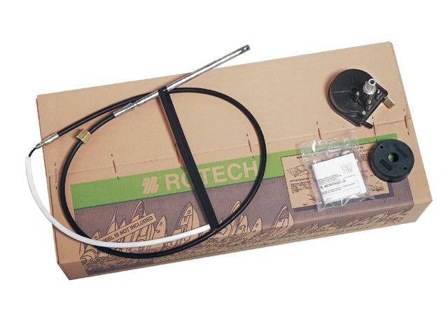 Ultraflex, Rotech IV Kit, Styresystemer og Monteringsplade, Sort – Størrelse: 2,44 M