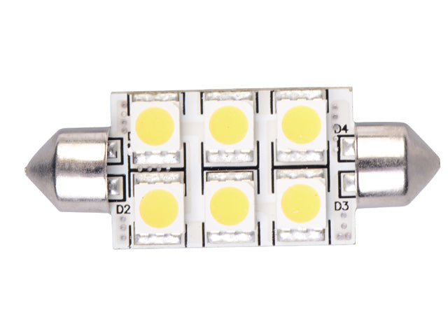 Talamex, S-LED 6 Festoons 10-30V 100 Lumen – Størrelse: 37mm