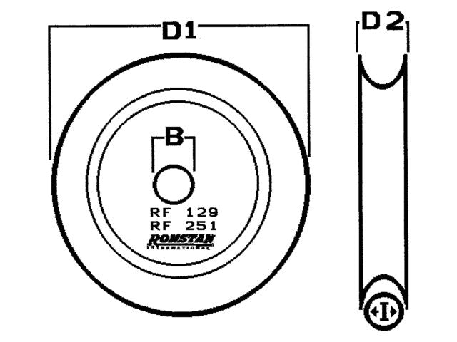 Ronstan, Rf129 Remskive 29 mm Delrin (1 stk.)