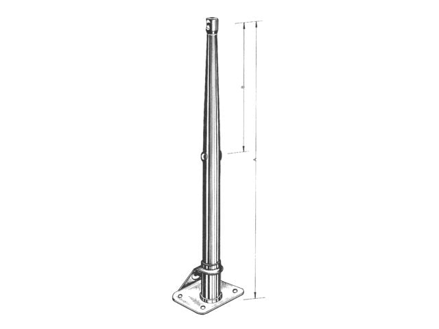 Talamex, Scepter AISI 316, speil polert, 25x500mm (1 stk)