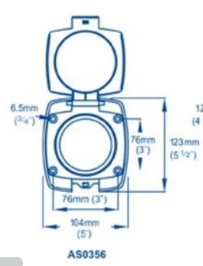 Whale, dekksplatesett Compac 50 (AS0356)