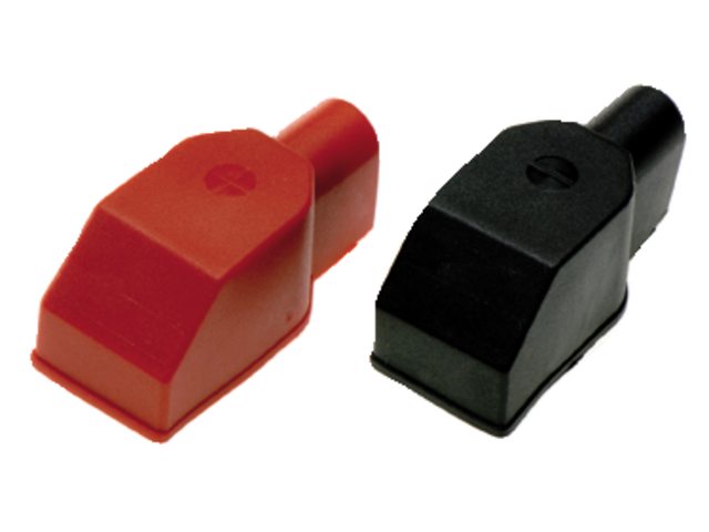 Afdekkap pvc voor accuklem rood