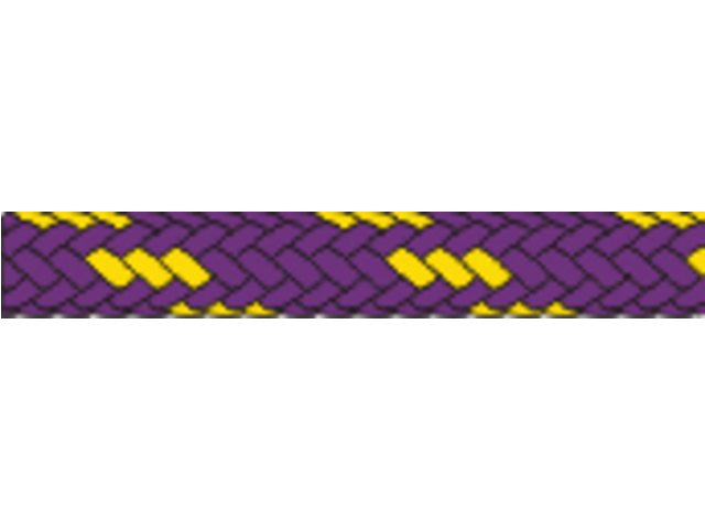 Tiptolest trim 3mm violet/fluor geel