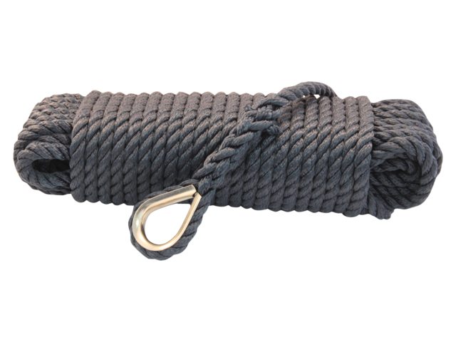 Ankerlijn polypropyleen 12mm 30m navy