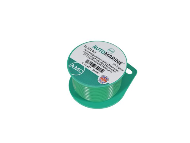 Dunwandige montage kabel 1.5mm² groen (10m)