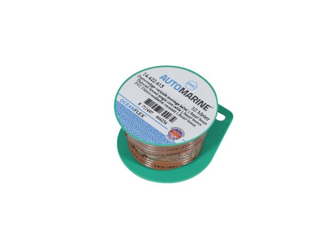 Dunwandige vertinde montage kabel 1.5mm² bruin (10m)