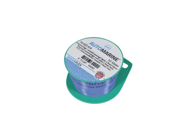 Dunwandige vertinde montage kabel 1.5mm² blauw (10m)