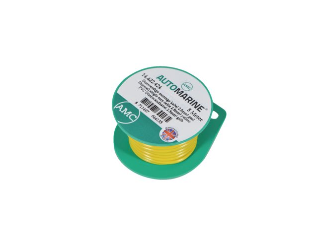 Dunwandige montage kabel 2.5mm² geel (5m)