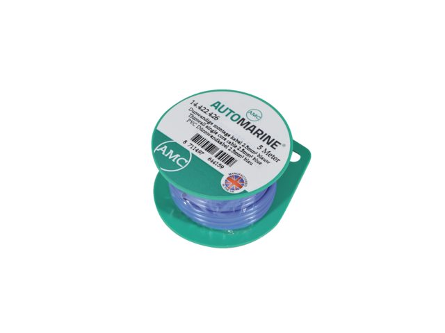 Dunwandige vertinde montage kabel 2.5mm² blauw (5m)
