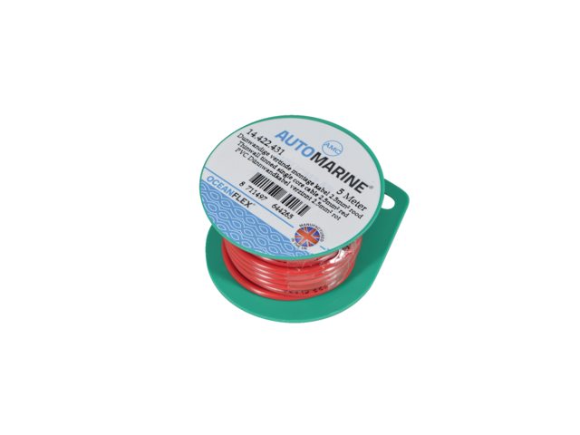 Dunwandige vertinde montage kabel 2.5mm² rood (5m)