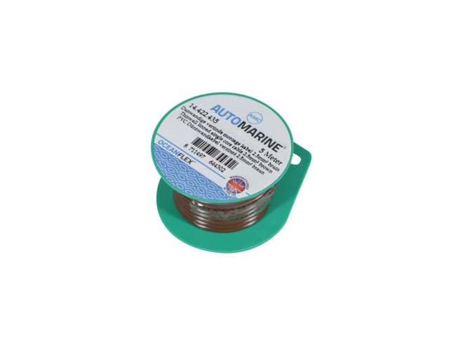 Dunwandige vertinde montage kabel 2.5mm² bruin (5m)