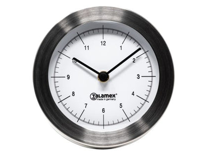 NauticPro.dk | Talamex, Skibsinstrument, Rustfrit stål, Glas Ø 80mm, Vægplade Ø 100mm