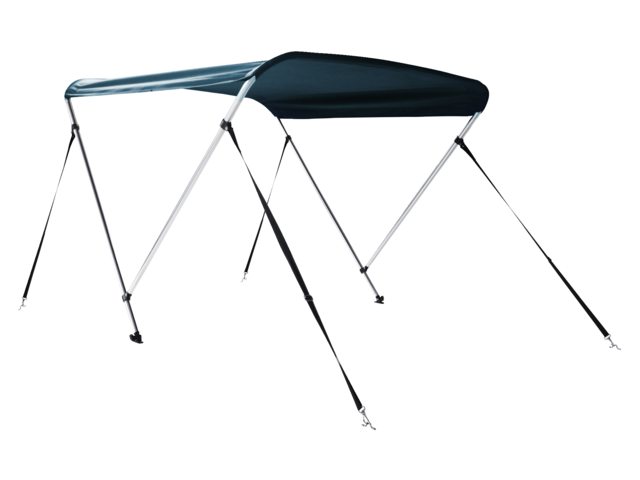 Bimini top deluxe 2 boog 152x110-130x117cm navy blue