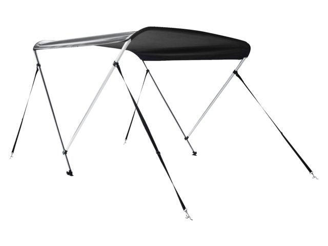 Bimini top deluxe 2 boog 152x110-130x117cm zwart