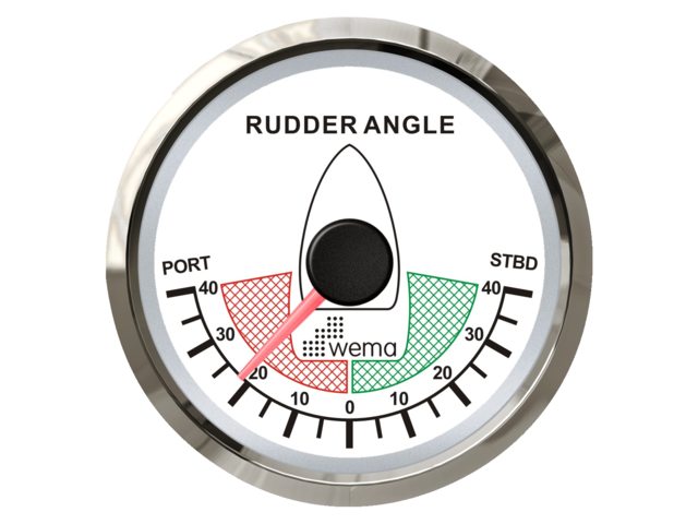 Silver serie roerstand aanwijzer NMEA2000 wit