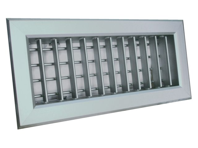 Uitblaas luchtrooster aluminium 250x100mm