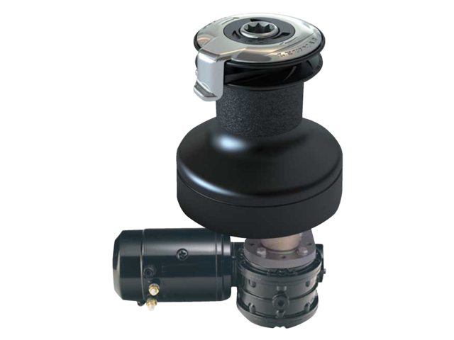 49540217 40EST EVO® elektrische lier grijs aluminium compleet 12V (relais gemonteerd)