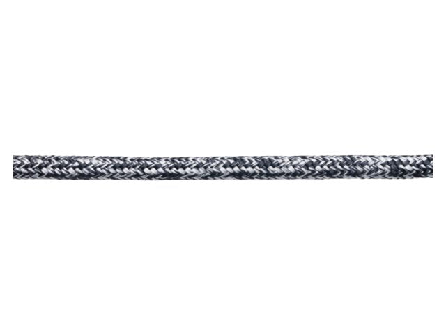 Allround UHMWPE lijn met polyester mantel wit/zwart 3mm 50m