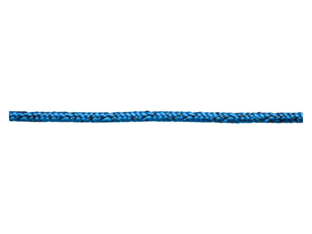 Allround UHMWPE lijn met polyester mantel blauw/zwart 3mm 50m