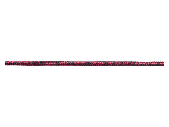 Allround UHMWPE lijn met polyester mantel rood/zwart 3mm 50m