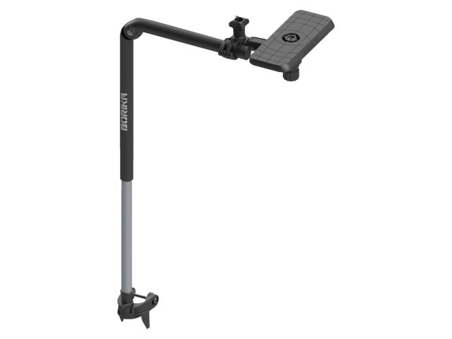 Borika telescopische transducer steun met schermhouder 7" tot 9" voor zijmontage
