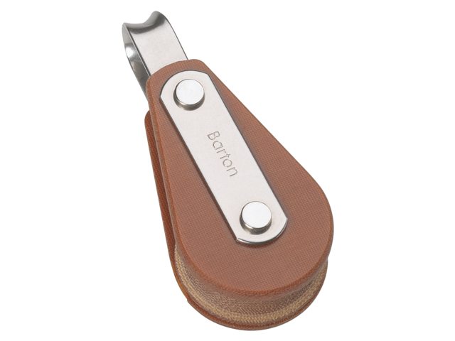 Blok tufnol met beugel 1-schijfs 30mm voor lijn 10mm