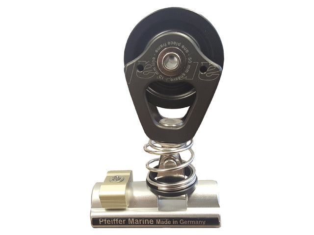 Pfeiffer, Genua-vogn SPR+STOP, Anodiseret Aluminium, Sølvfarvet – Størrelse: 32mm
