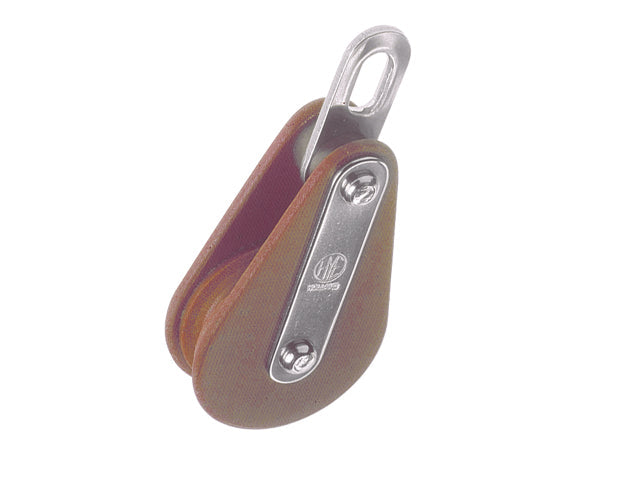 HYE, Tufnol Wireblok med Ståltovstrisse og Øje, 1 daN – Størrelse: 5mm