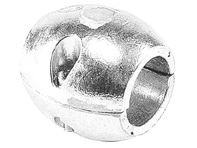Talamex, Akselanode bred, Zink, Ø19-22mm – Størrelse: 22mm - udv. Ø50mm - H 47mm - 350g