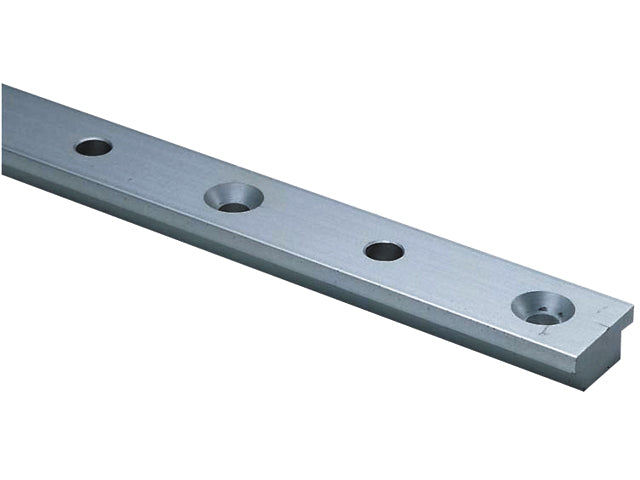 Pfeiffer, Alutrack, 3,00 M, Sølv anodiseret aluminium med bolthuller og stempelstophuller – Størrelse: 25mm
