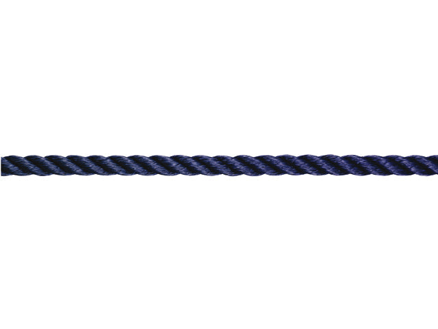 Talamex, Tiptolest Marineblå, 3-strenget Polyester, 15% Strækbarhed, Hurtig Synkning – Størrelse: 18mm, 100 Meter