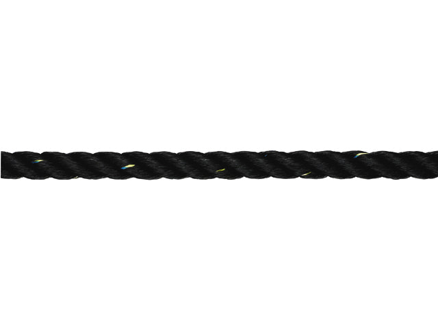 Talamex, Tiptolest Sort, 3-strenget Polyester, Hvid, 15% Stræk, 589081 – Størrelse: 12mm, 200 Meter