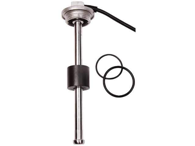 Wema, Sensor Brændstof/Vand, Rustfri AISI 316, 12/24V, 1 1/4" BSP, 0-190 Ohm, 0,5 m Kabel, Ø 55 mm Flange, ISO8846 – Størrelse: 60cm