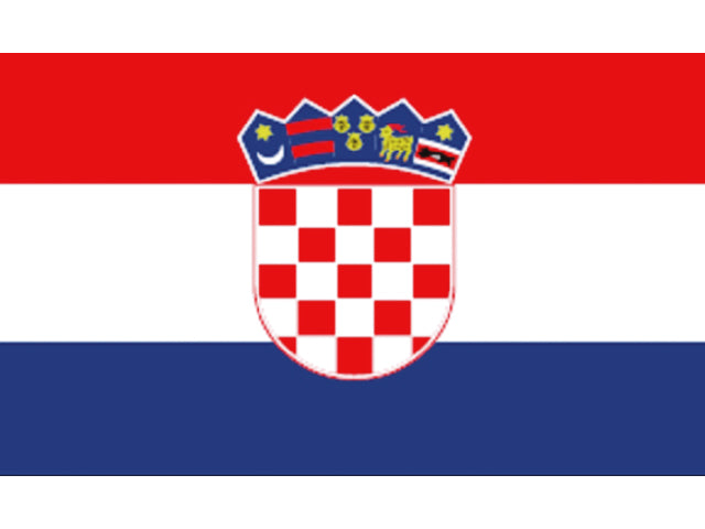Talamex, Flag Kroatien, 40 x 60 cm, Blå – Størrelse: 70x100