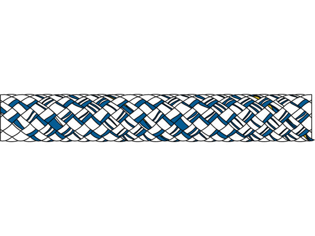 Talamex by Liros, Topgrip Blå, 100% Polyester, 1:1 Flettet, 15m, 589081 – Størrelse: 10mm