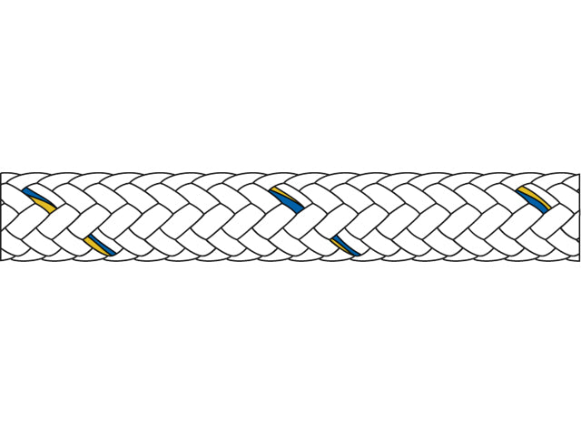 Talamex by Liros, Flettet Sejladsline, Cruising Natur, 100% Polyester – Størrelse: 10mm, 200 Meter