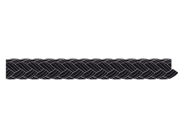 Talamex by Liros, Slipstream Skøde Sort, 16-flet, 15% Strækevne – Størrelse: 1,5mm, 100 Meter