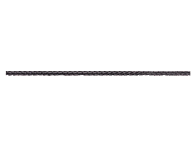 Talamex, Dyneema Pro 12-flettet, Sort, Høj Brudstyrke, Minimal Strækning – Størrelse: 2mm
