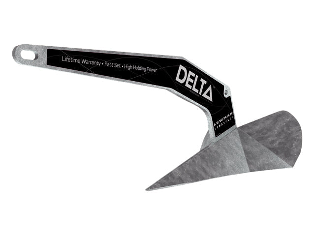 Lewmar, Delta Anker, Galvaniseret, Høj Holdekraft, 589081 – Vægt: 4 KG
