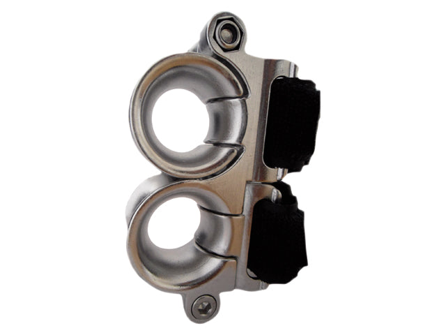 Facnor, Tvillingeklyds Ø20 mm til Scepter 25 mm, Duplex rustfrit stål – Størrelse: 25mm