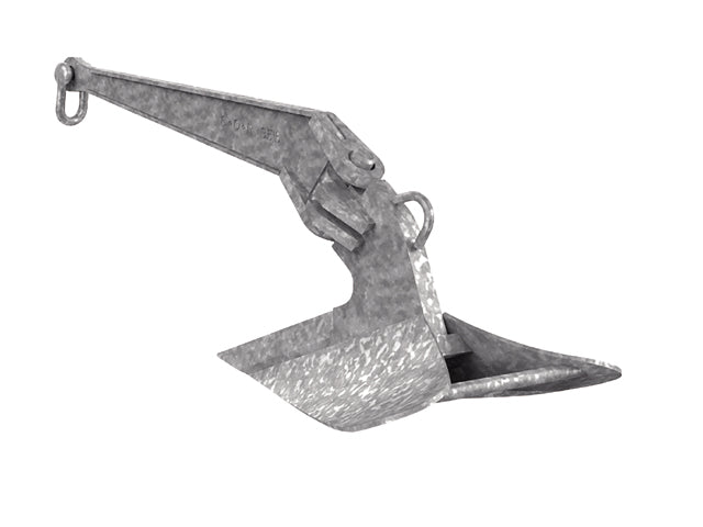 Lewmar, CQR® Anker, Galvaniseret Stål, Høj Holdekraft, 589081 – Vægt: 6,8 KG