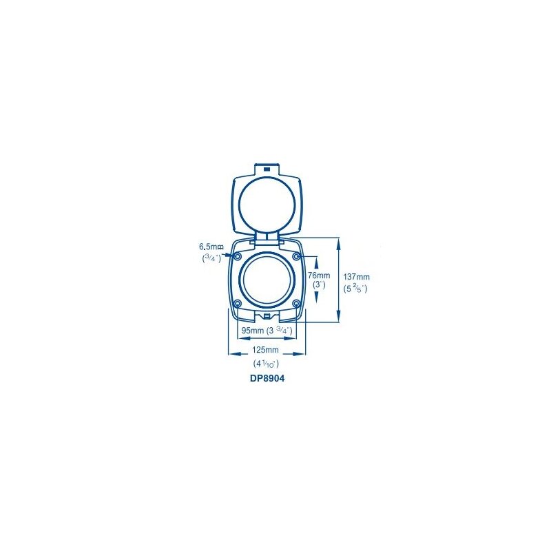 Hval, Dp8904 Dekkbrakettsett for håndlensepumpe, plast
