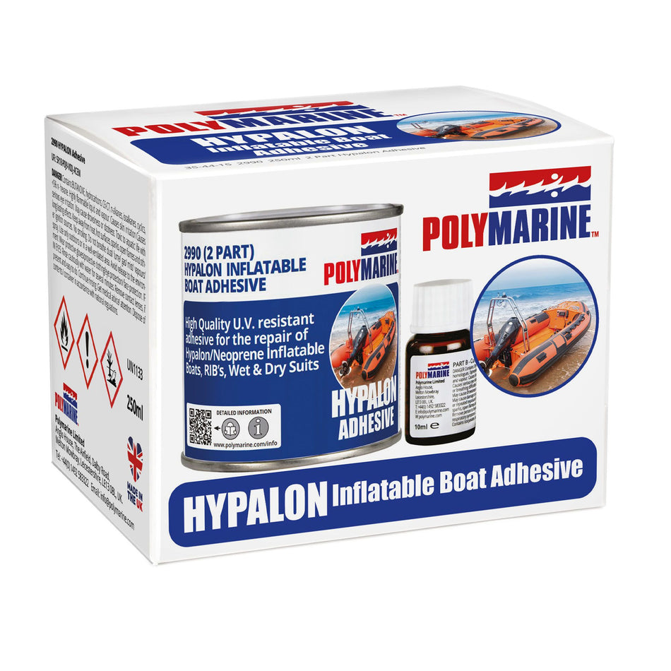 Polymarine, 2-komponents lim for Hypalon, 250 ml (354415)