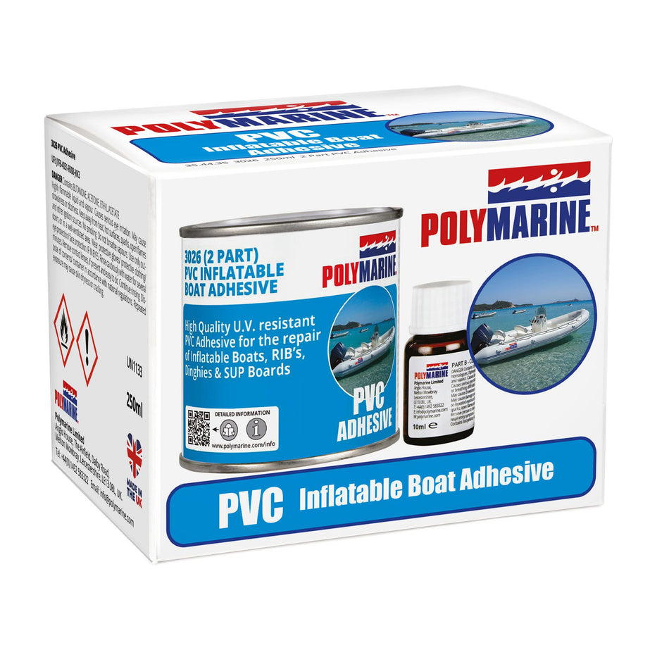 Polymarine, 2-komponent lim, PVC, 250 ml (354435)